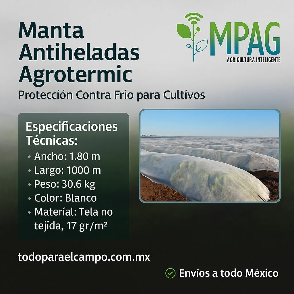 Manta Antiheladas Agrotermic 17 g/m² – Rollo de 1000 m — foto 2